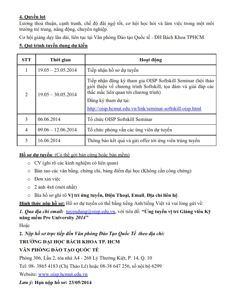 Thong bao tuyen dung Giang vien Soft Skill OISP HCMUT 2014 002