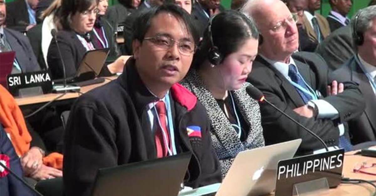 Trưởng đoàn đàm phán Philiipines COP 19 Yeb Sano