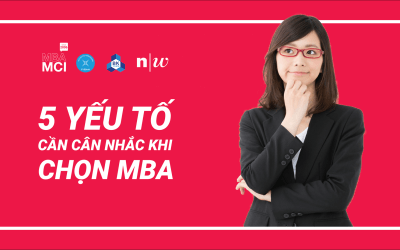 5 yếu tố cần cân nhắc khi lựa chọn MBA