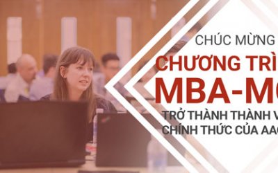 Chương trình MBA-MCI chính thức trở thành thành viên của Hiệp hội phát triển giảng dạy kinh doanh bậc đại học (AACSB)
