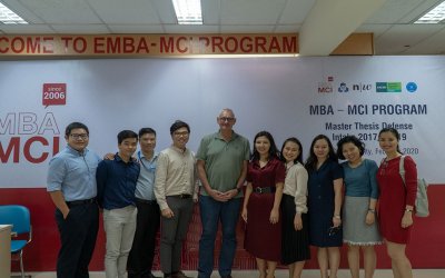 Buổi bảo vệ luận văn MBA-MCI năm 2020: Quả ngọt sau 2 năm học tập