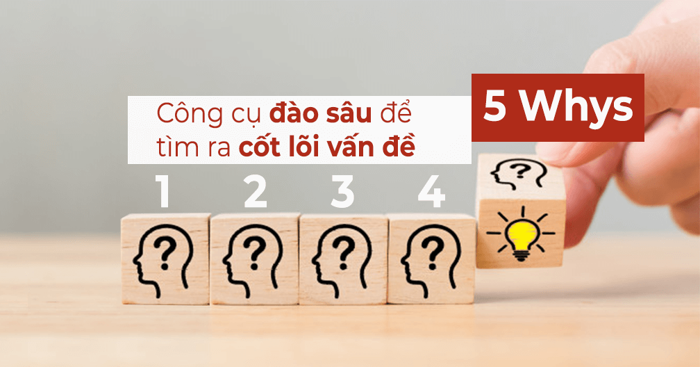 5 Whys - công cụ đào sâu để tìm ra cốt lõi vấn đề