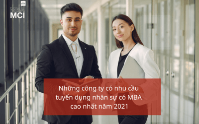 Những công ty có nhu cầu tuyển dụng nhân sự có MBA cao nhất năm 2021