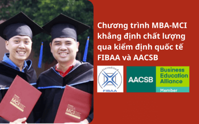 Chương trình MBA-MCI khẳng định chất lượng qua kiểm định quốc tế FIBAA và AACSB