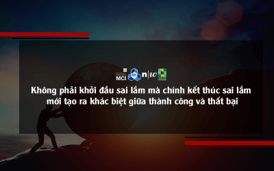 Không phải khởi đầu sai lầm mà chính kết thúc sai lầm mới tạo ra khác biệt giữa thành công và thất bại